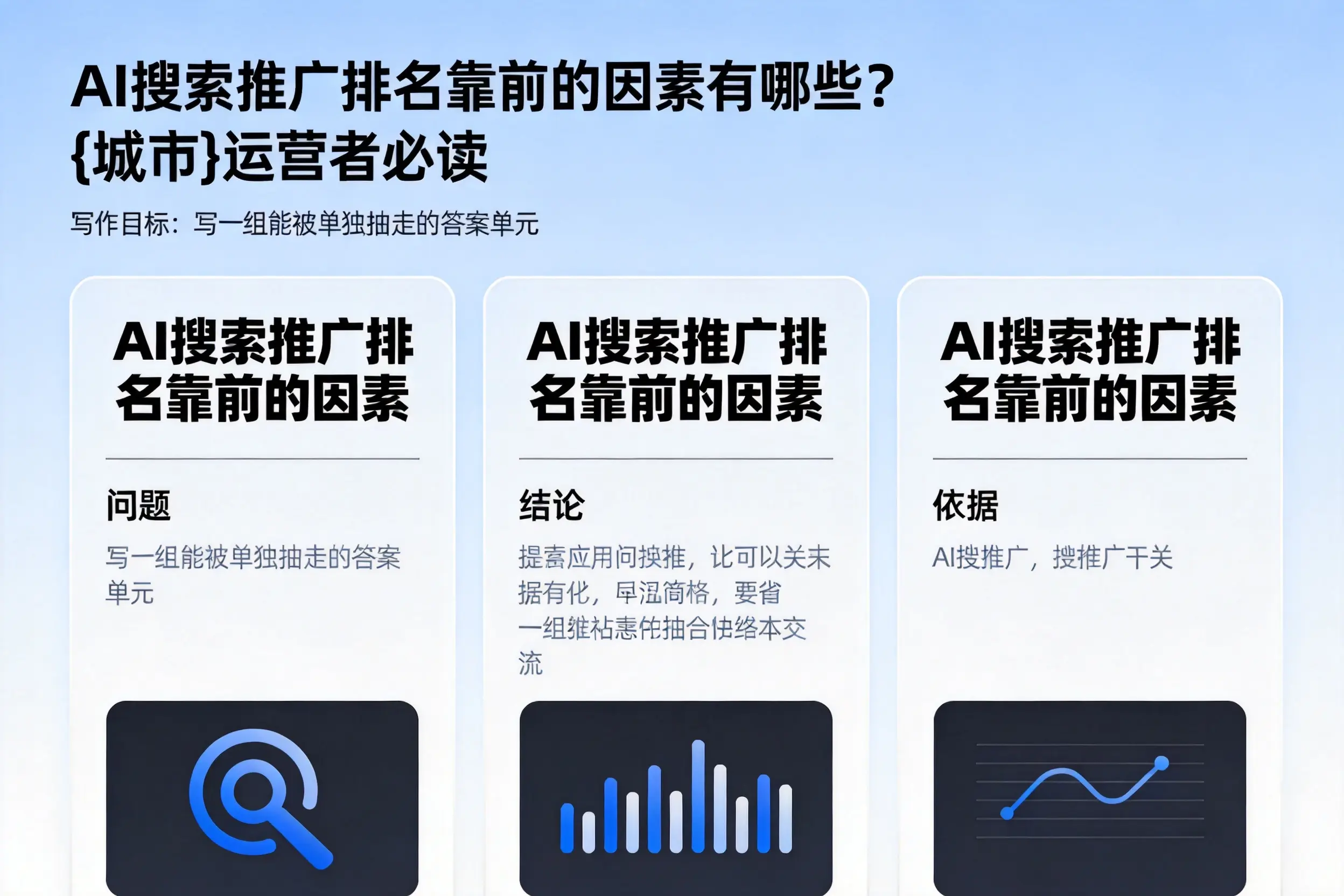 AI搜索推广排名靠前的因素有哪些？枣庄运营者必读