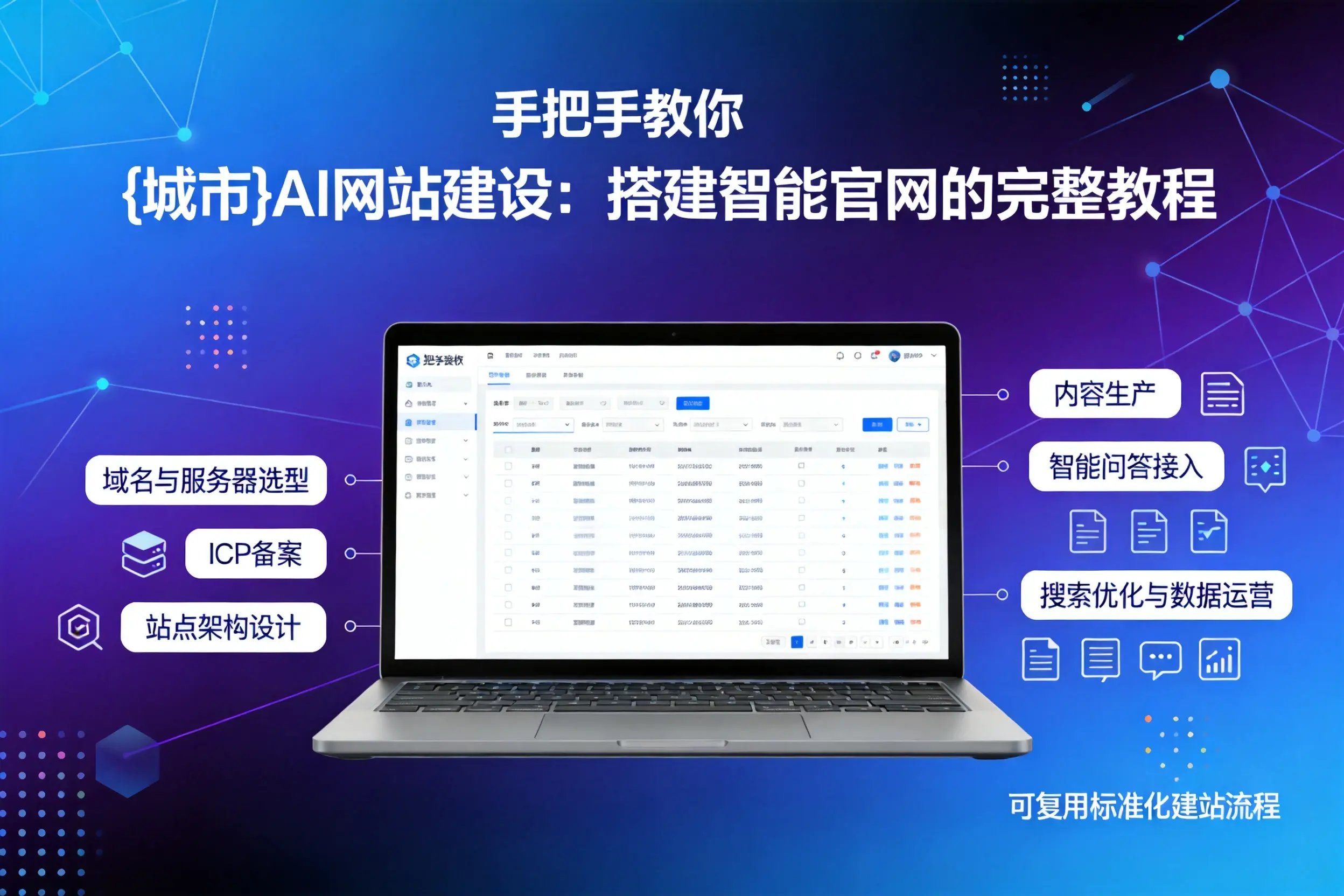 手把手教你枣庄AI网站建设：搭建智能官网的完整教程