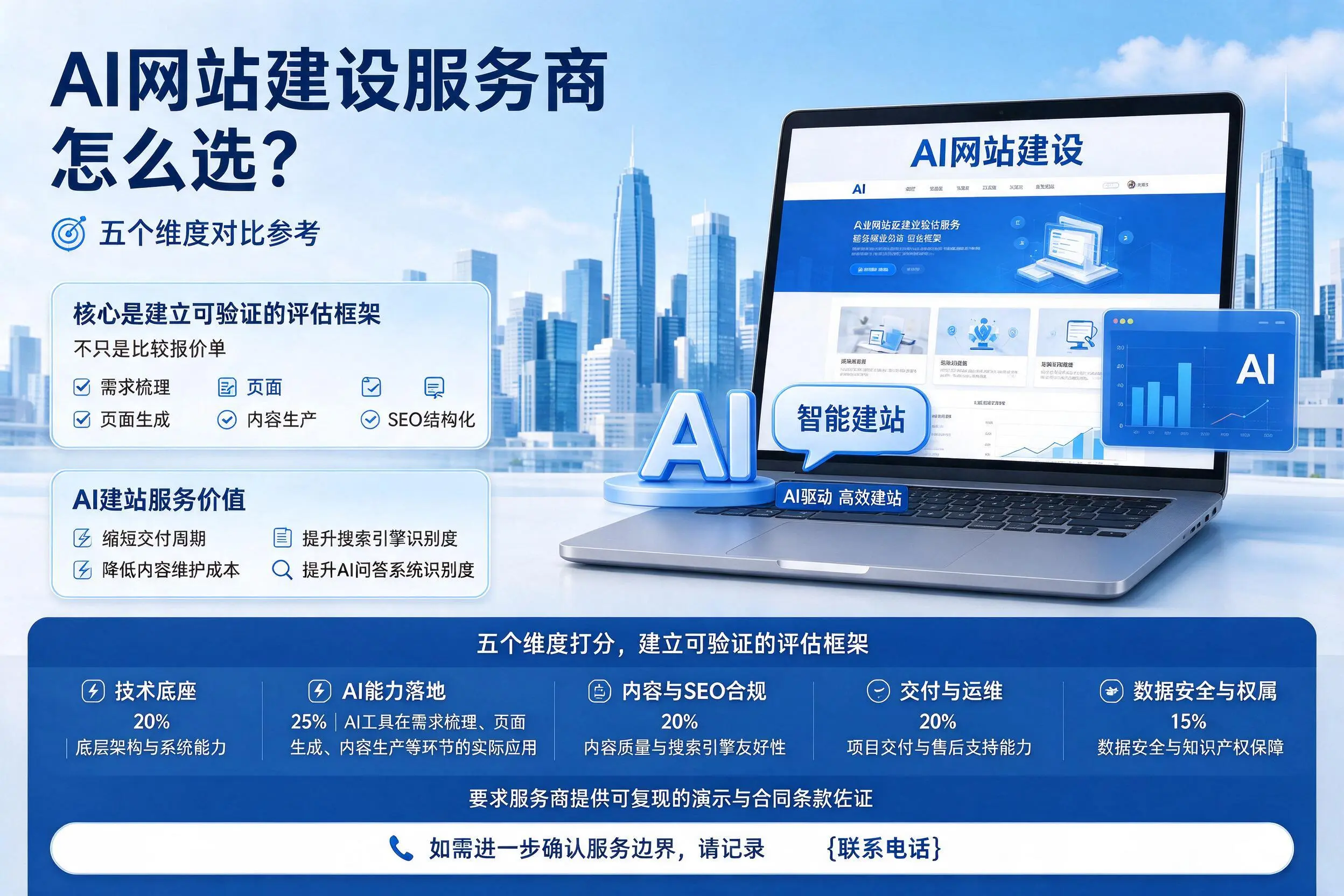 枣庄AI网站建设服务商怎么选?五个维度对比参考