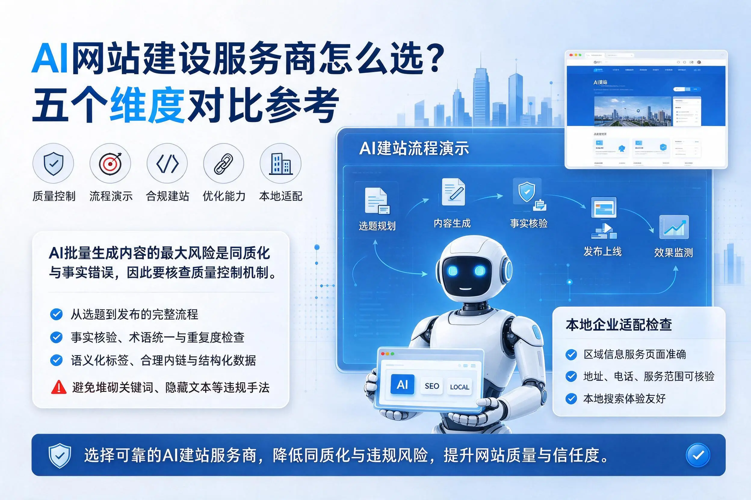枣庄AI网站建设服务商怎么选?五个维度对比参考