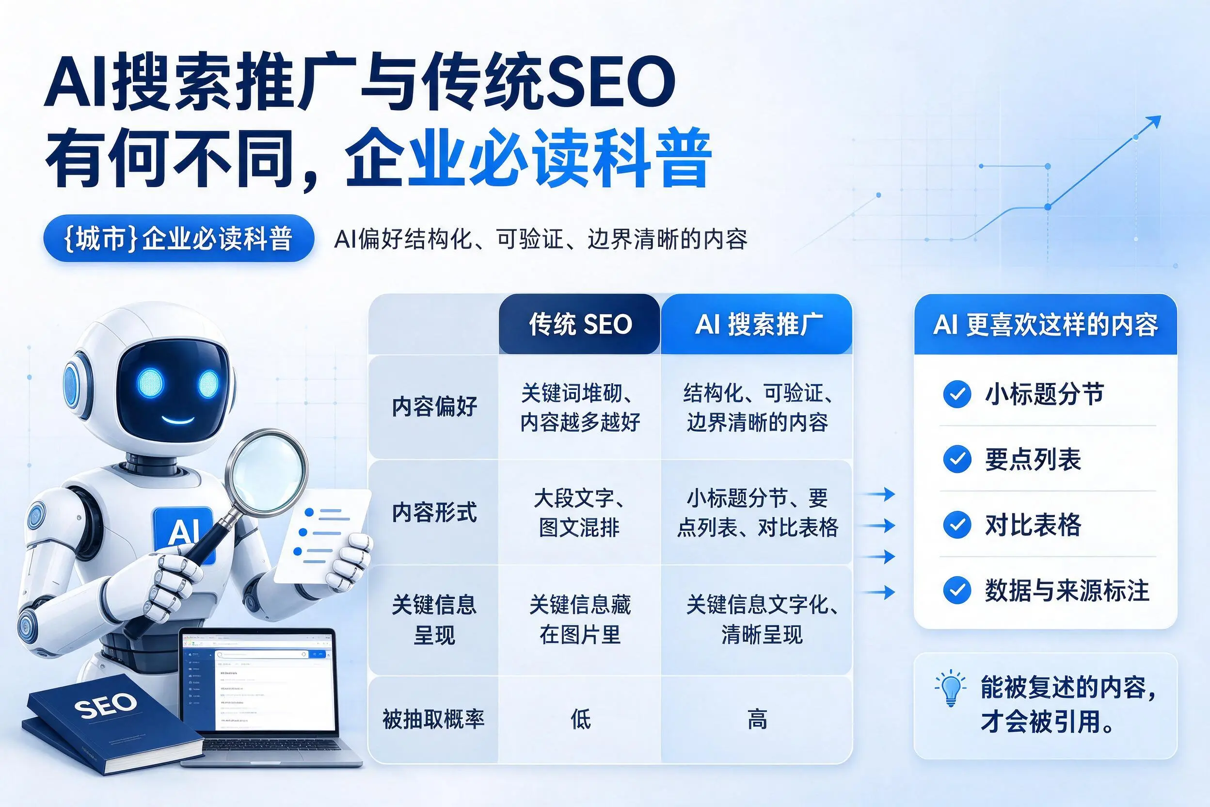 AI搜索推广与传统SEO有何不同,枣庄企业必读科普